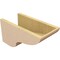 Ekena Millwork 8"W x 16"D x 8"H Wide Greensboro Rough Cedar Woodgrain TimberThane Corbel, Primed Tan CORUR08X16X08GRNRCPR - alternate 4